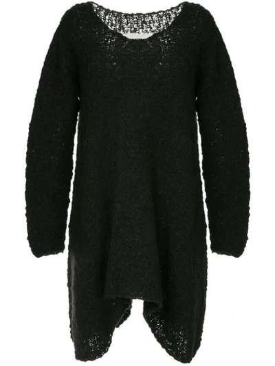 Uma Wang Oversized Knit Jumper In Black