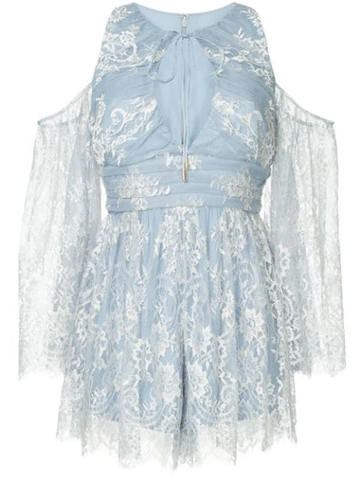 Alice Mccall Hold Up Playsuit In Blue