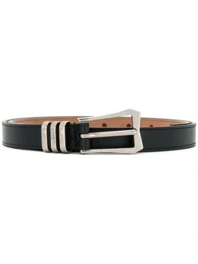Givenchy Western Buckle Belt In Black