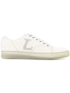 Lanvin Logo Detail Nubuck Sneakers In 1