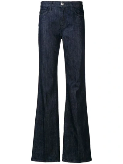 Current Elliott Classic Flared Jeans In Blue