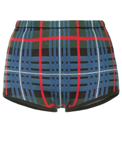 Macgraw Tilly Tartan Shorts In Blue