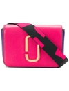 Marc Jacobs Foldover Snapshot Crossbody Bag In Pink