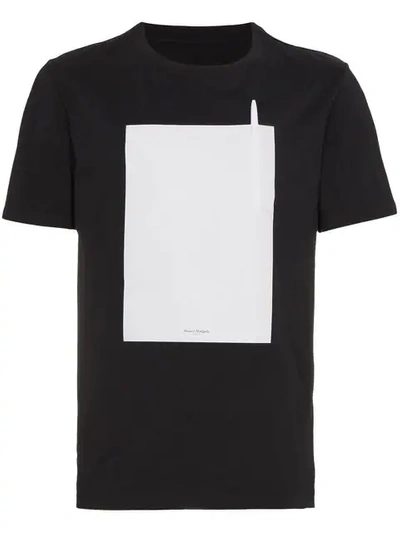Maison Margiela Drawing Board Cotton-jersey T-shirt In Black