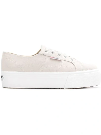 Superga 2790 Platform Trainers In Neutrals