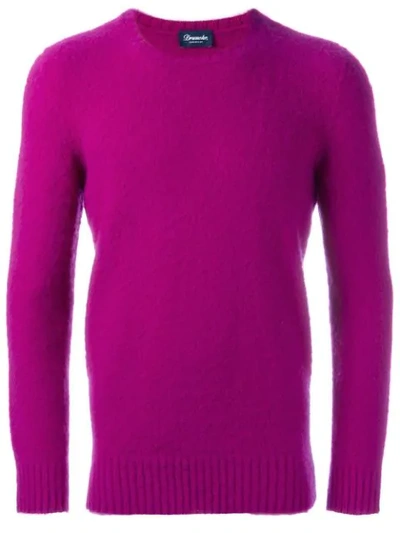 Drumohr Crew Neck Jumper - Pink