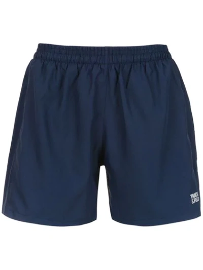 Track & Field Trainer Running Shorts In Blue