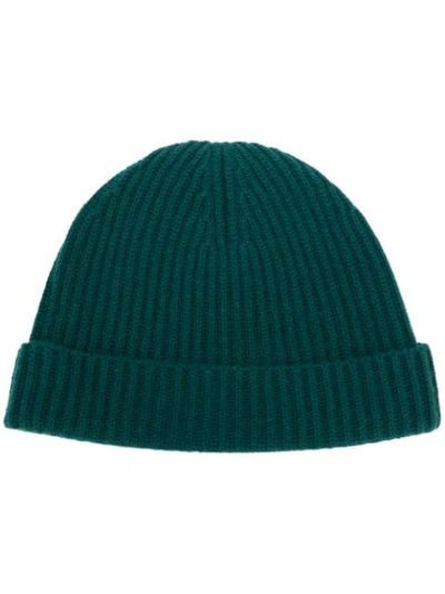 N•peal N.peal Ribbed Beanie - Green