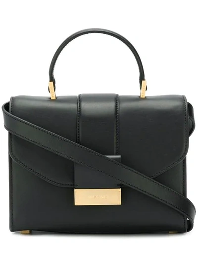 Visone Mini Crossbody Bag - Black In Black