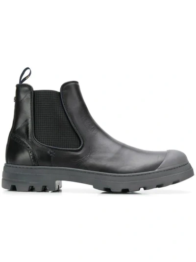 Brimarts Chunky Sole Chelsea Boots - Black