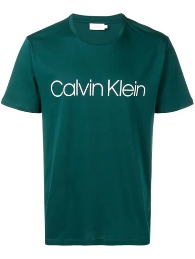 Calvin Klein Logo Print T-shirt - Green