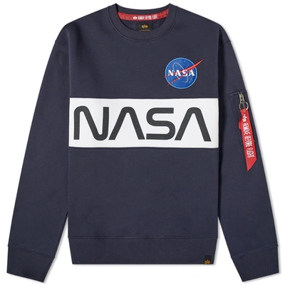 Alpha Industries Nasa Inlay In Blue