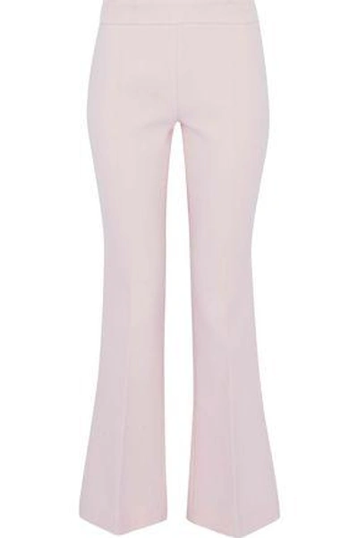 Giambattista Valli Crepe Flared Pants In Baby Pink