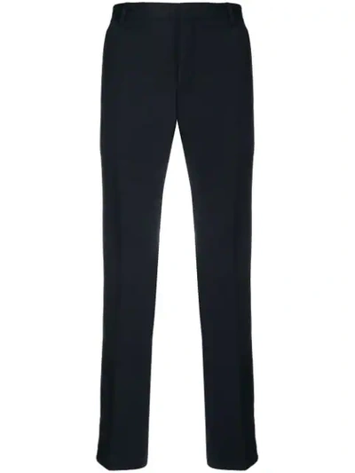 Calvin Klein Side Stripe Tailored Trousers In Blue