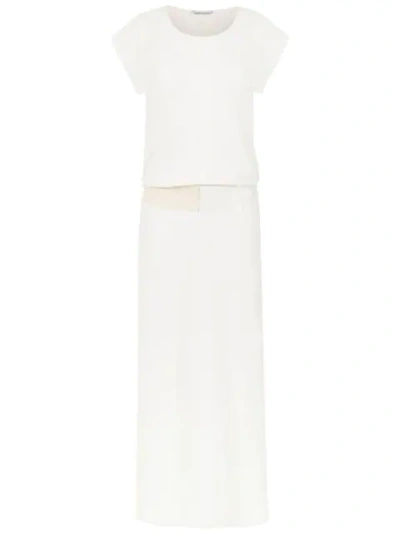 Gloria Coelho Geometric Dress In White