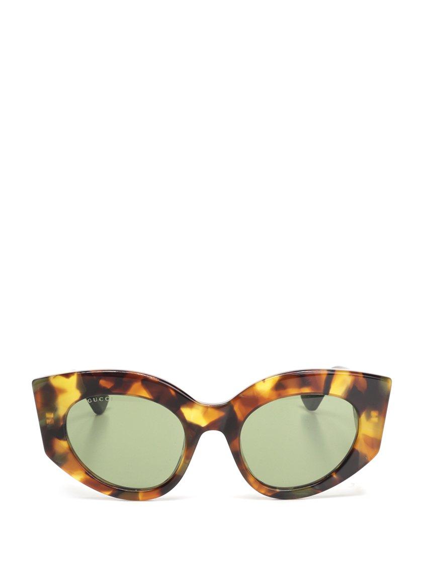 Gucci Tortoise Shell Effect Sunglasses In Multi ModeSens