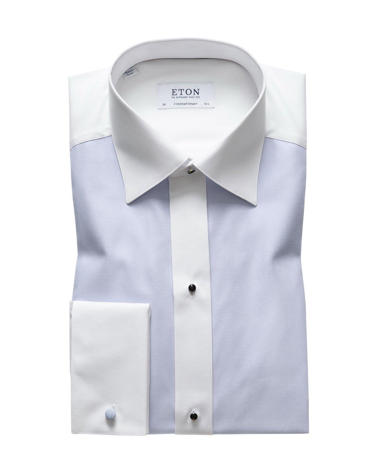 eton slim fit tuxedo shirt