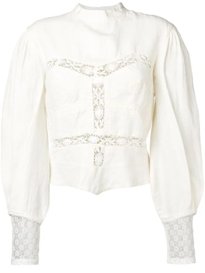 Isabel Marant Embroidered Long In White