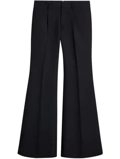 Burberry Flared Tailored Trousers - Black