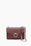 Rebecca Minkoff Jean Leather Crossbody Bag - Red In Bordeaux