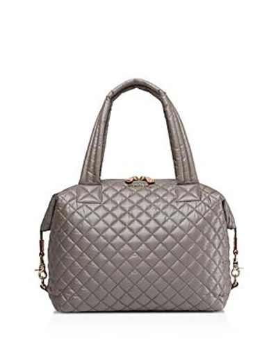 Mz Wallace Large Sutton Bag In Sable Metallic/gold