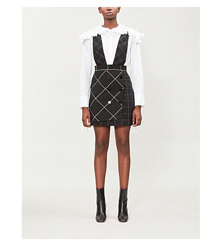 maje pinafore dress