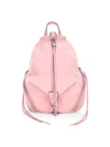 Rebecca Minkoff Julian Washed Nylon Backpack In Vintage Pink