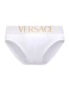 Versace Apollo Logo Briefs In White