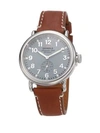 Shinola Men's Runwell Stainless Steel & Leather Strap Watch In Brown