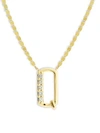 Lana Jewelry 14k Yellow Gold Diamond Necklace In Initial Q