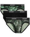 2(x)ist Cotton Stretch No-show Briefs, Pack Of 3 In Camo Dot