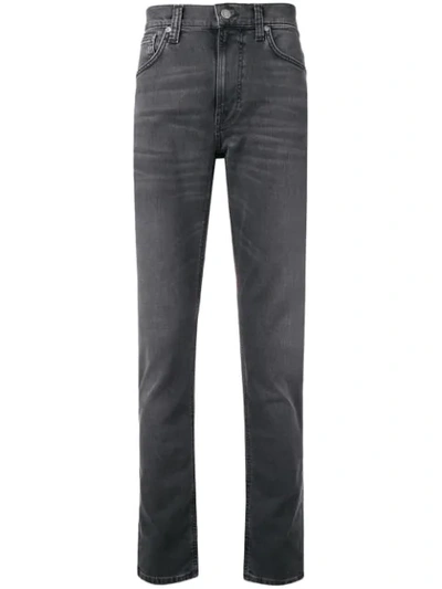 Nudie Jeans Classic Slim-fit Jeans In Grey