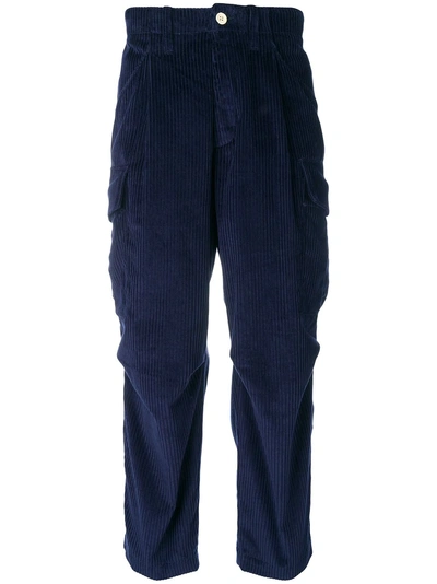 Lc23 Corduroy Trousers In Blue