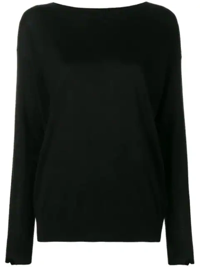 Stefano Mortari Loose Fitted Sweater - Black