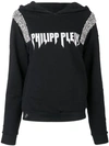 Philipp Plein Hooded Sweatshirt - Black