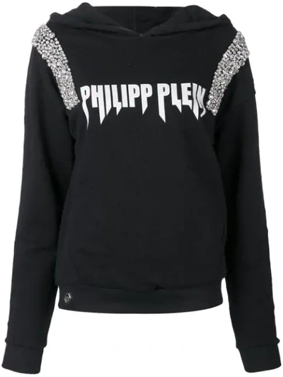 Philipp Plein Hooded Sweatshirt - Black