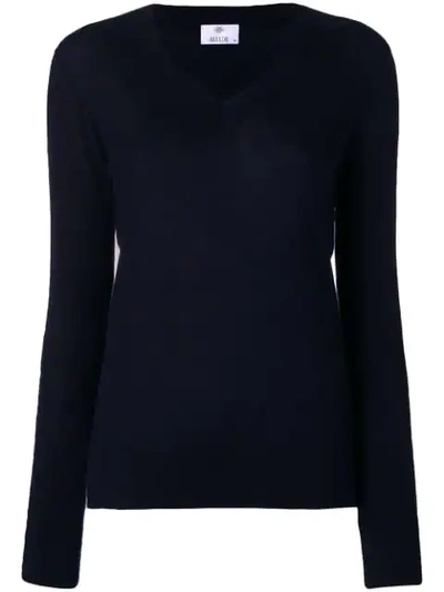 Allude Knitted Top In Blue