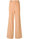 Ulla Johnson Corduroy Trousers In Neutrals