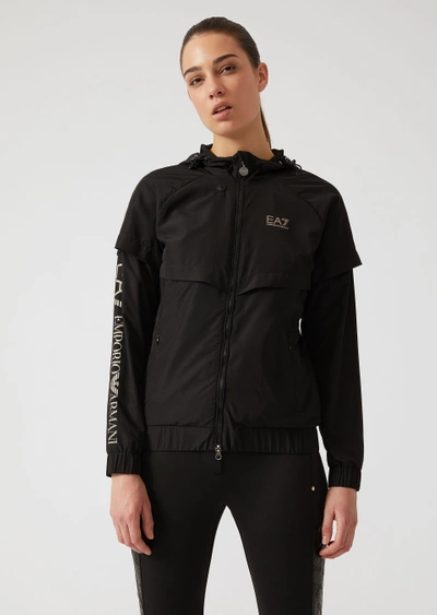 Emporio Armani Windbreakers - Item 41838794 In Black