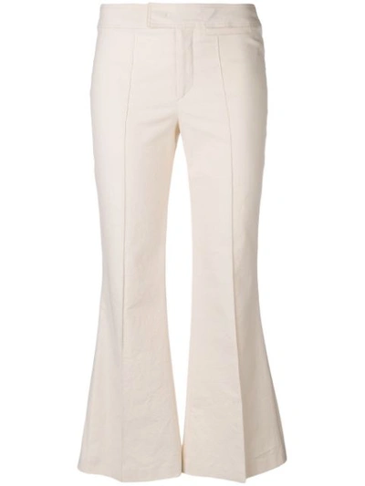 Isabel Marant Cropped Trousers In White
