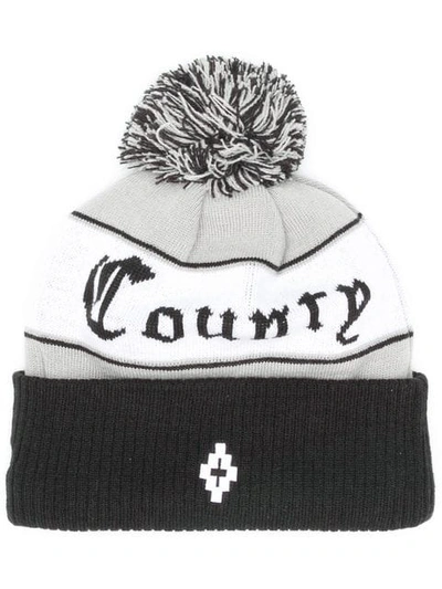 Marcelo Burlon County Of Milan X New Era Beanie Hat In Black