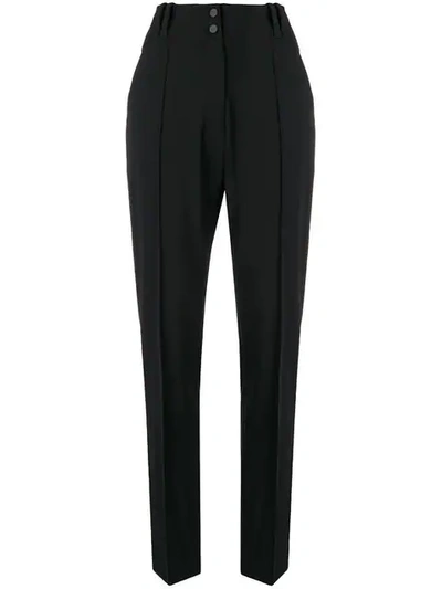 Plein Sud High Waisted Trousers In Black