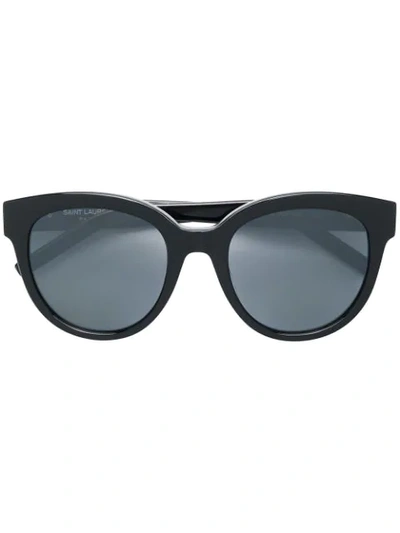 Saint Laurent Oversized Frame Sunglasses In Black