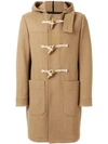 Ami Alexandre Mattiussi Duffle Coat In Neutrals