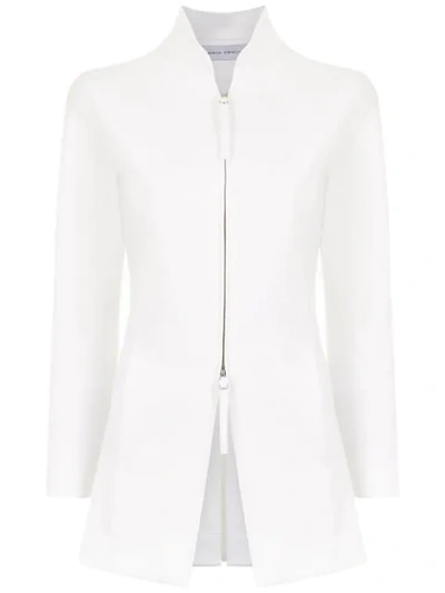 Gloria Coelho Slim Jacket In White