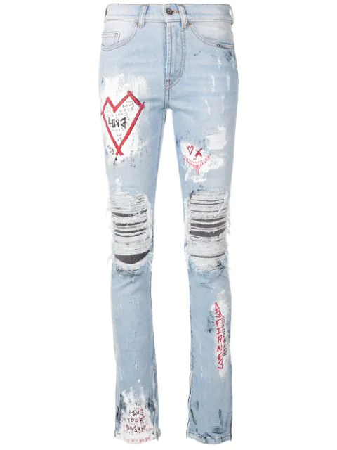 burton ripped jeans