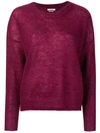 Isabel Marant Étoile Cliftony Loose Pullover - Pink In Pink & Purple