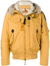 Parajumpers Fur Hooded Jacket - Yellow & Orange