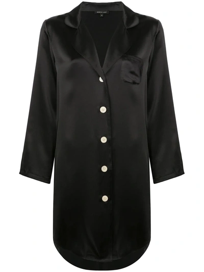 Morgan Lane Jillian Shirt Dress In Black
