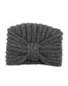 Rosie Sugden Knit Cashmere Turban Hat In Charcoal